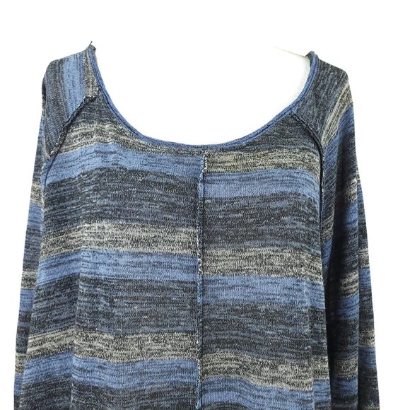 Free People Carolina Hacci Striped Sweater Size M NO SIZE TAG Balloon Sleeve - Picture 6 of 12